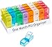 Price comparison product image 1 Month Pill Dispenser Tablet Box Organiser 2 Clearly Marked Compartments per Day, AM and PM for those who take many Tablets Every Day Easy Medication Management and Organisation Ideal for Travel