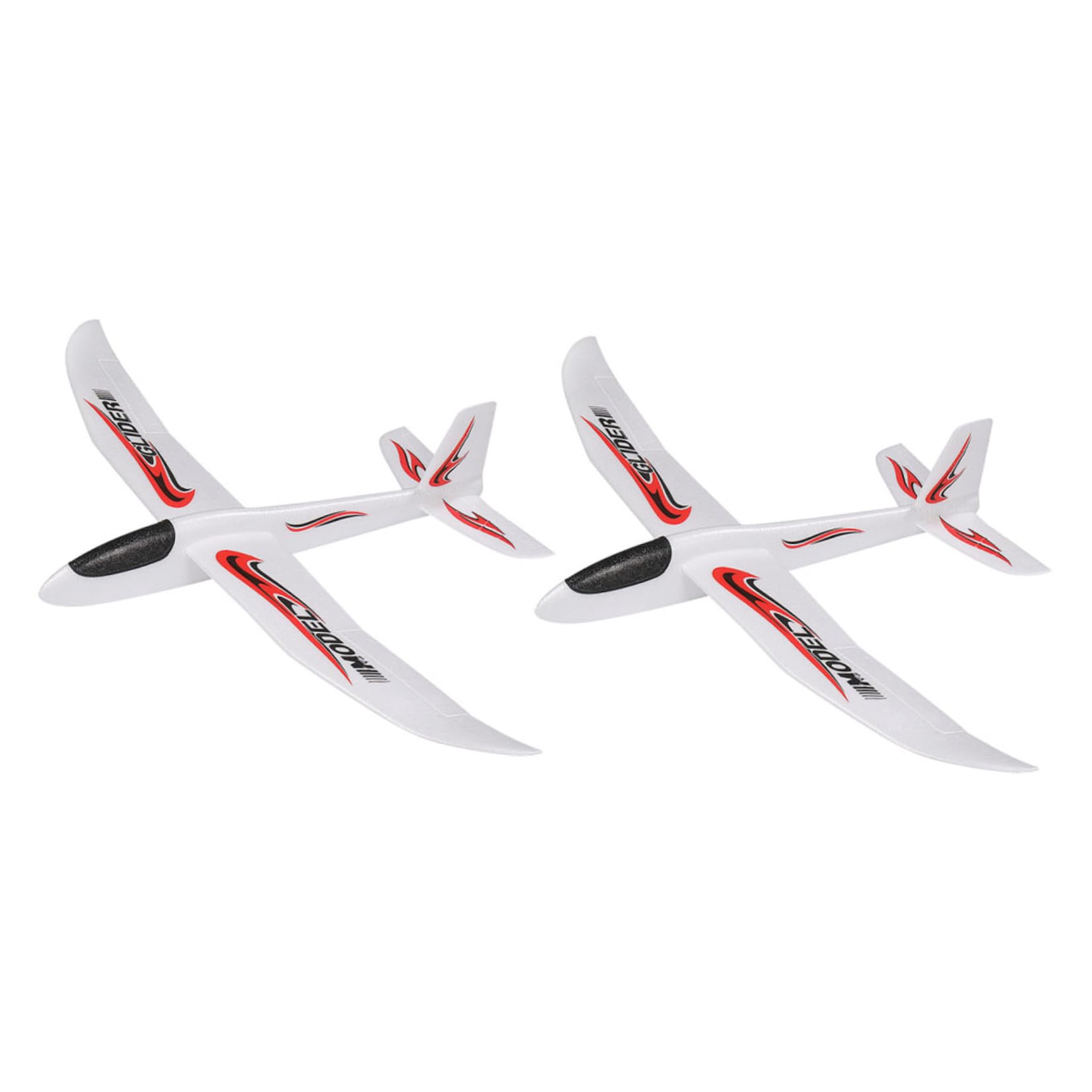 Toyvian 2 Aviones de Espuma para Lanzar a Mano, Avión Planeador Grande de Espuma de 99 Cm para Que Los Niños Jueguen Al Aire Libre Y para Cumpleaños.