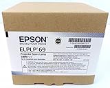 Electrified POWERLITE HOME CINEMA 5030UB Replacement Lamp with Compatible Housing and FACTORY ORIGINAL BULB ELPLP69 / V13H010L69 for EPSON Projectors