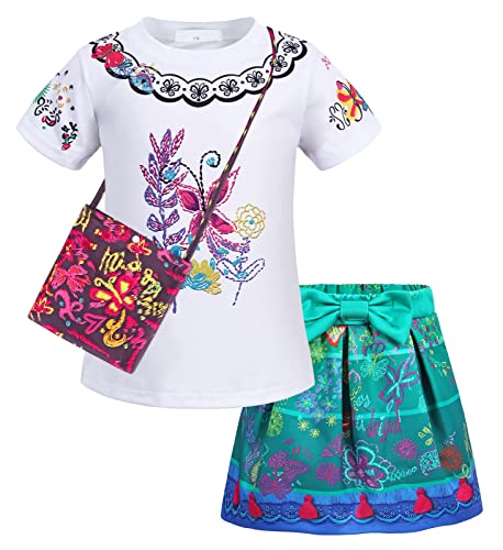 Party Chili Mirabelle Costumes robe Déguisements Pour Enfants Noël Cosplay mirabelle (2-3 ans, Blanc-A02008) Cover