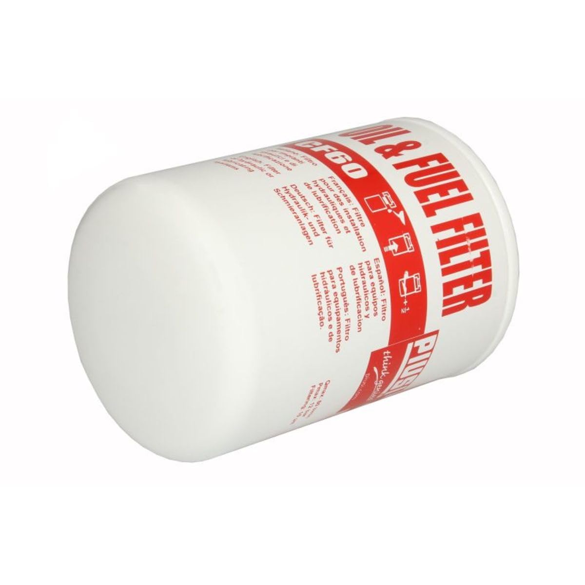 PIUSI Filtro de combustible 10µ – 60 l/min Spin-On para coche, camión, moto de carretera
