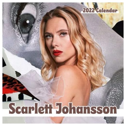 Scarlett Johansson 2022 Kalender: Berühmtheit Kalender 2022 von Jan. 2022 bis Dez. 2022 | Bonus 4 Monate 2023. Offizieller Kalender 2022 mit Notizen, ... Geschenk für einen geliebten Menschen