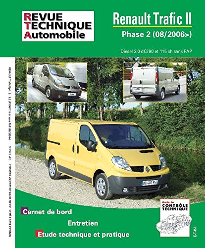 Télécharger E.T.A.I - Revue Technique Automobile B755.5 - RENAULT TRAFIC II - 2006 à 2017 Francais PDF
