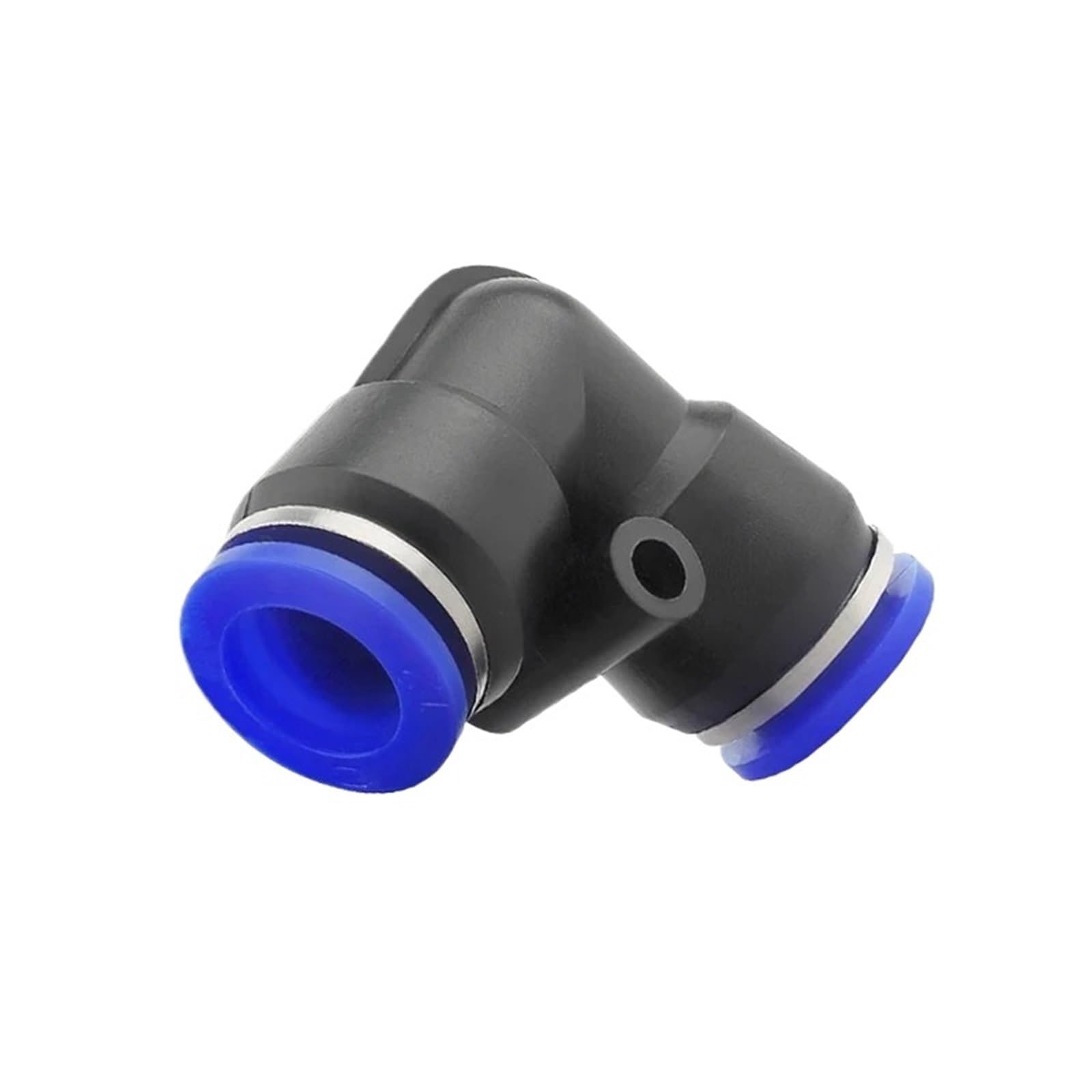 10 piezas de codo de grado PV, conexión rápida neumática de plástico de 4 mm, 6 mm, 8 mm, 10 mm y 12 mm, conexión de manguera de aire, conector rápido de agua a presión.(PV-12,50 PCS)