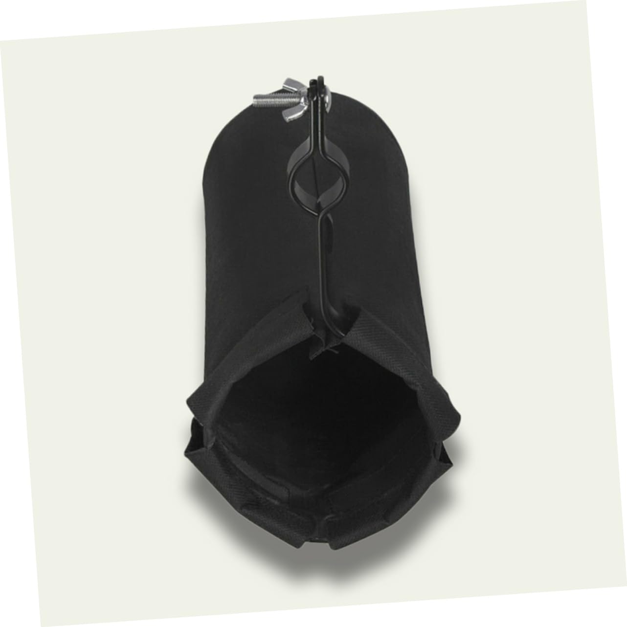 Custodia per Bacchette da Batteria Portatile 2 Pezzi Nera | Oxford e Metallo, per Accessori da Batteria e Bacchette, Pratica e Palco, Formato Compatto