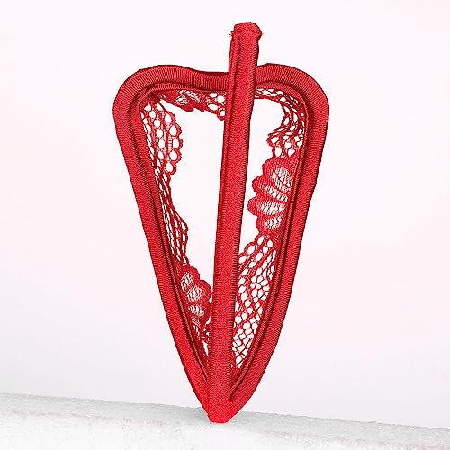 Vxuxlje Sissy Men's Chastity Cover Floral Lace Invisible C-String Underwear O Ring Lingerie Briefs4