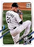 2021 TOPPS #615 KYLE FREELAND ROCKIES BASEBALL MLB