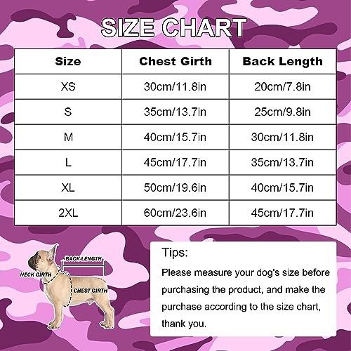 Dog Hoodies Clothes,Pet Pullover Sweater Sweatshirt Coat,Warm Comfortable Pet Camouflage Jumper Clothing for Cat Puppy Small Medium Dog_S(Pink Camouflage) - Image 2