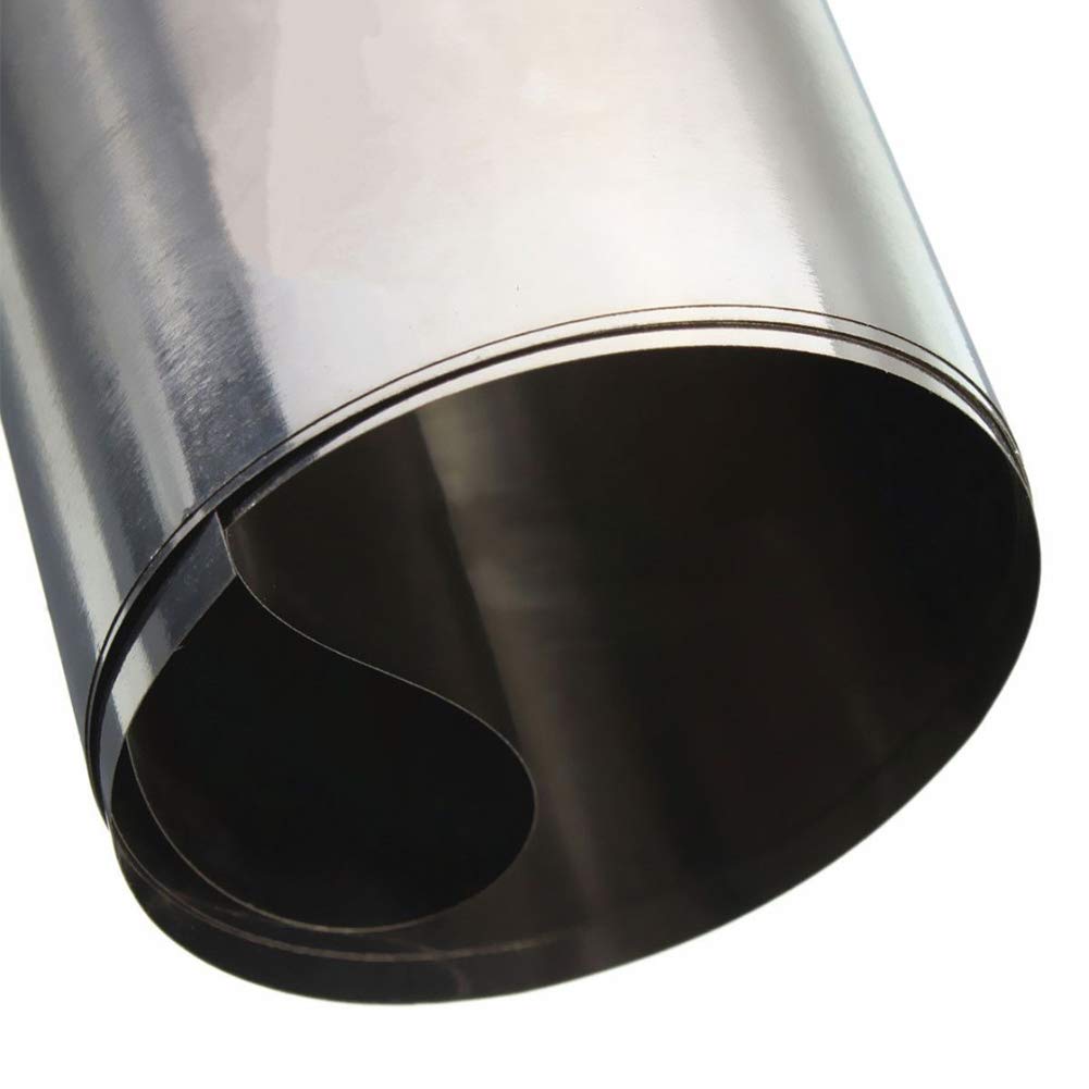 Lámina de acero inoxidable para proyectos de bricolaje, chapa de acero inoxidable, 600 mm x 0,8 mm de grosor