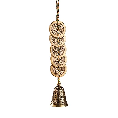Feng Shui Decor, Chinese Feng Shui Bells, Five Emperor Copper