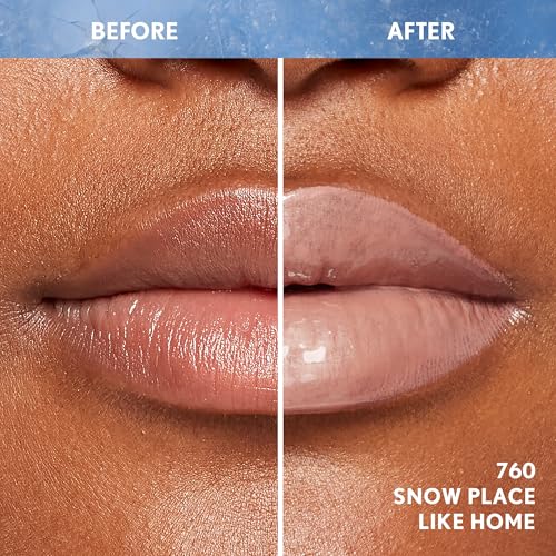 Covergirl Clean Fresh Yummy Plumper Lip Gloss, 760 Snow Place Like Home, Shiny, Vegan Formula, Easy to Apply, Minty Flavor, 0.33oz - image 6