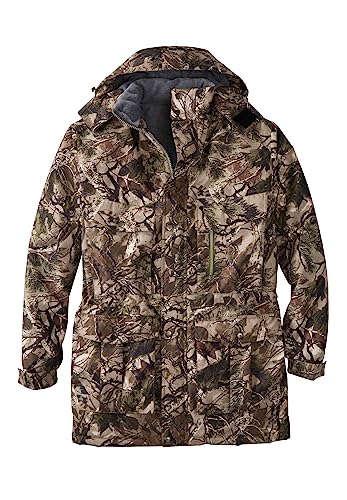 Boulder Creek Men’s Fleece-Lined Parka with Detachable Hood