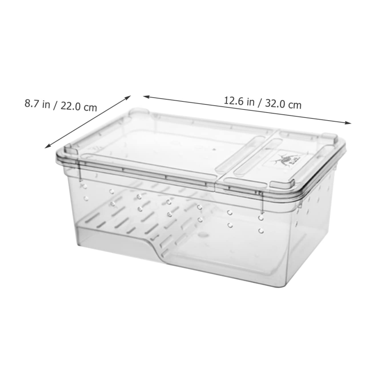 Didiseaon Turtle Tank Aquarium con Piattaforma e Rampa in Plastico | Area Riposo e Alimentazione, Osservazione Quotidiana, per Tartaruga e Testuggine