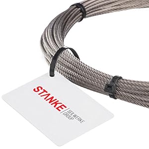 Seilwerk STANKE Drahtseil Edelstahlseil 5mm