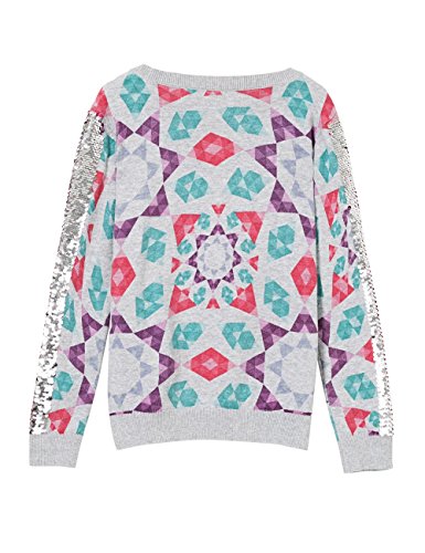 Desigual Girls' Pullover Gabo, Sizes 5-14 (5/6) Gray2