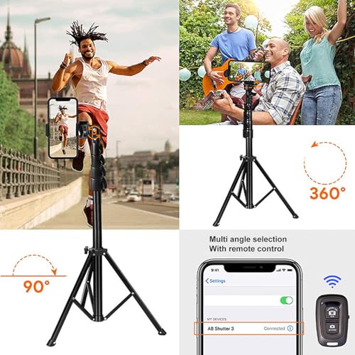 Trépied pour téléphone portable stable et extensible avec télécommande selfie sans fil