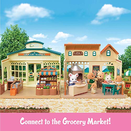 Calico Critters Village Pizzeria Dollhouse Playset, Collectible Dollhouse Toy With Furniture And Accessories Included #TOP5