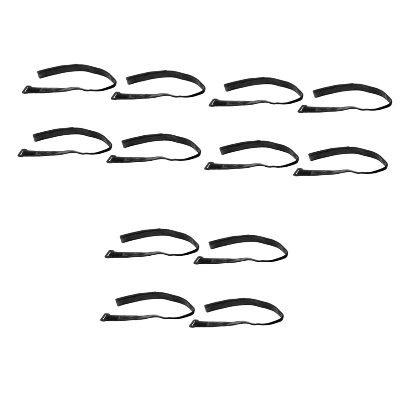 SUPVOX 12pcs Bike Wheel Strap Nonslip Bundling Belts for Easy Fixing for Snowboards Yoga Mats and More Strong Grip Design