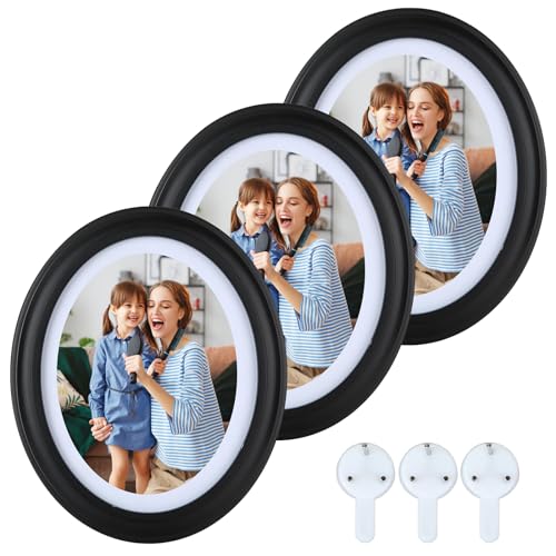 Voittozege 3 Pack Oval Picture Frames cover
