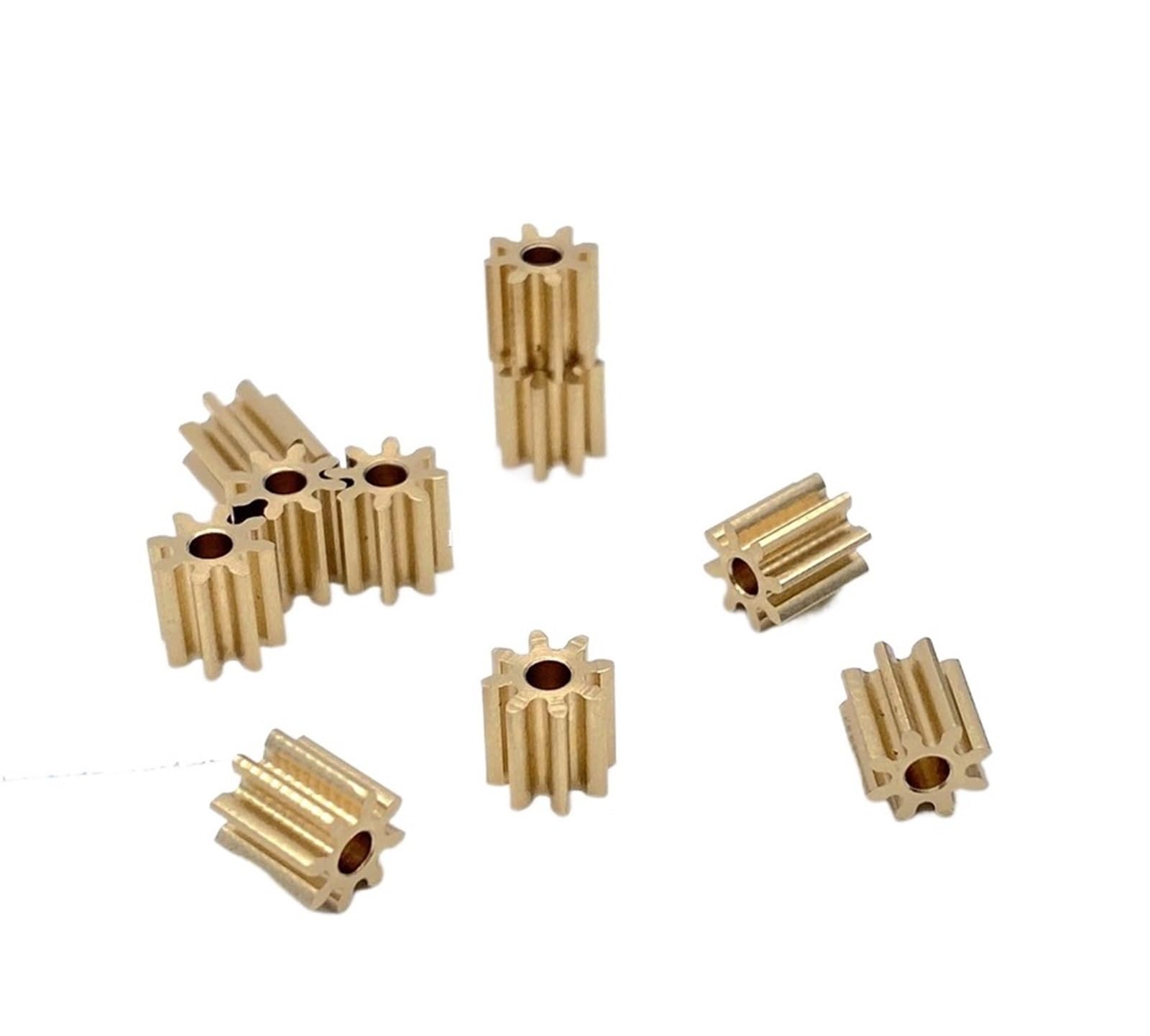 Bevel Gear Pinion Hardware Mechanical 10pcs 0.6M 8T Coper Parts Gear 1.98mm 2mm Hole