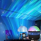 Ocean Wave Projector, Light Projector with Remote Control, Night Light Projector with 14 Light Effects for Kids Adults, for Gaming Room/Bedroom/Ceiling/Party, Home Decor Birthday Christmas Gifts