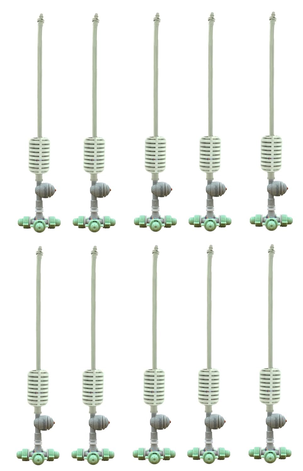 BKR Patio Mist Cooling Fogger Pipe Set 10 Pcs for Outdoor Cooling & Garden – Instant Heat Relief with UV-Resistant PE Tubing – Ideal for Patios, Greenhouses, and Plants-image-9