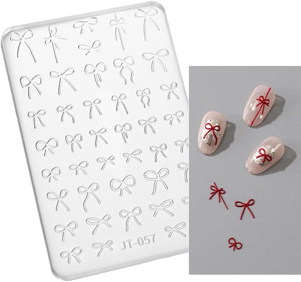 Bottone Nail Art Silicone Mold 3D Butterfly Embossing Gel Print Stencil Nail Carving Template Tool