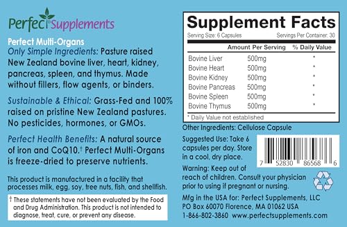 Perfect Supplements Perfect Multi-Organs