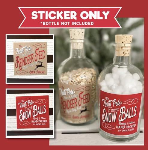 Mrs. Claus' Bakeshop Holiday Sticker Labels - Easy-to-Peel, Assorted Designs for Festive DIY Decor - Image 5