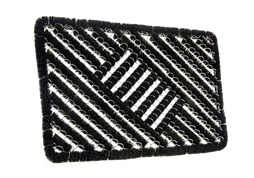 Hanse Home Grid Brushes Fußmatte Kokos und Gummi 40x60cm – rutschfeste...