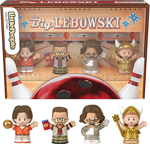 Image of Little People Collector The Big Lebowski Special Edition Set in a Display Gift Box for Adults & Fans, 4 Figures