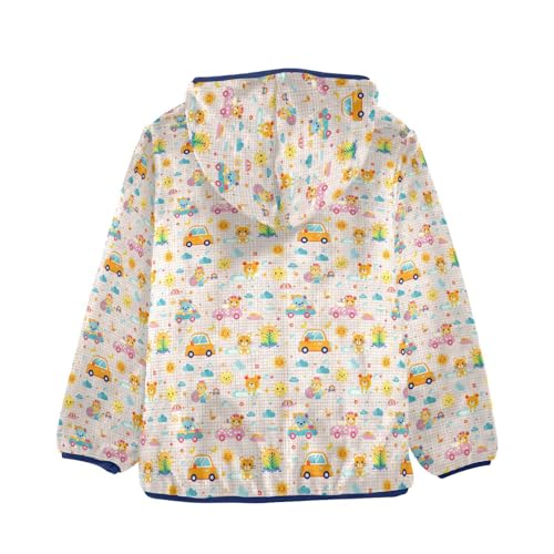 Funny Car Animal Boys Fleece Coat,Children's Zip-Up Hoodie Jacket,Baby Warm Fashion Outerwear 3-10T,A1134842