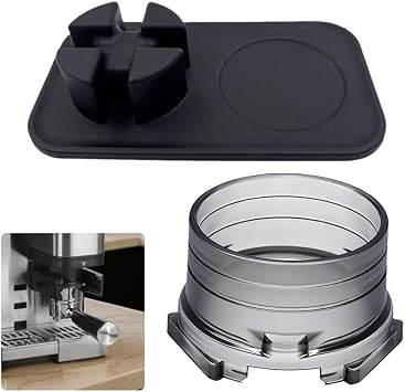 2Pcs Espresso Accessories KitPortafilter Funnel +Tamping Mat - Compatible with Ninja Luxe Cafe ES601&ES701 Espresso Machine