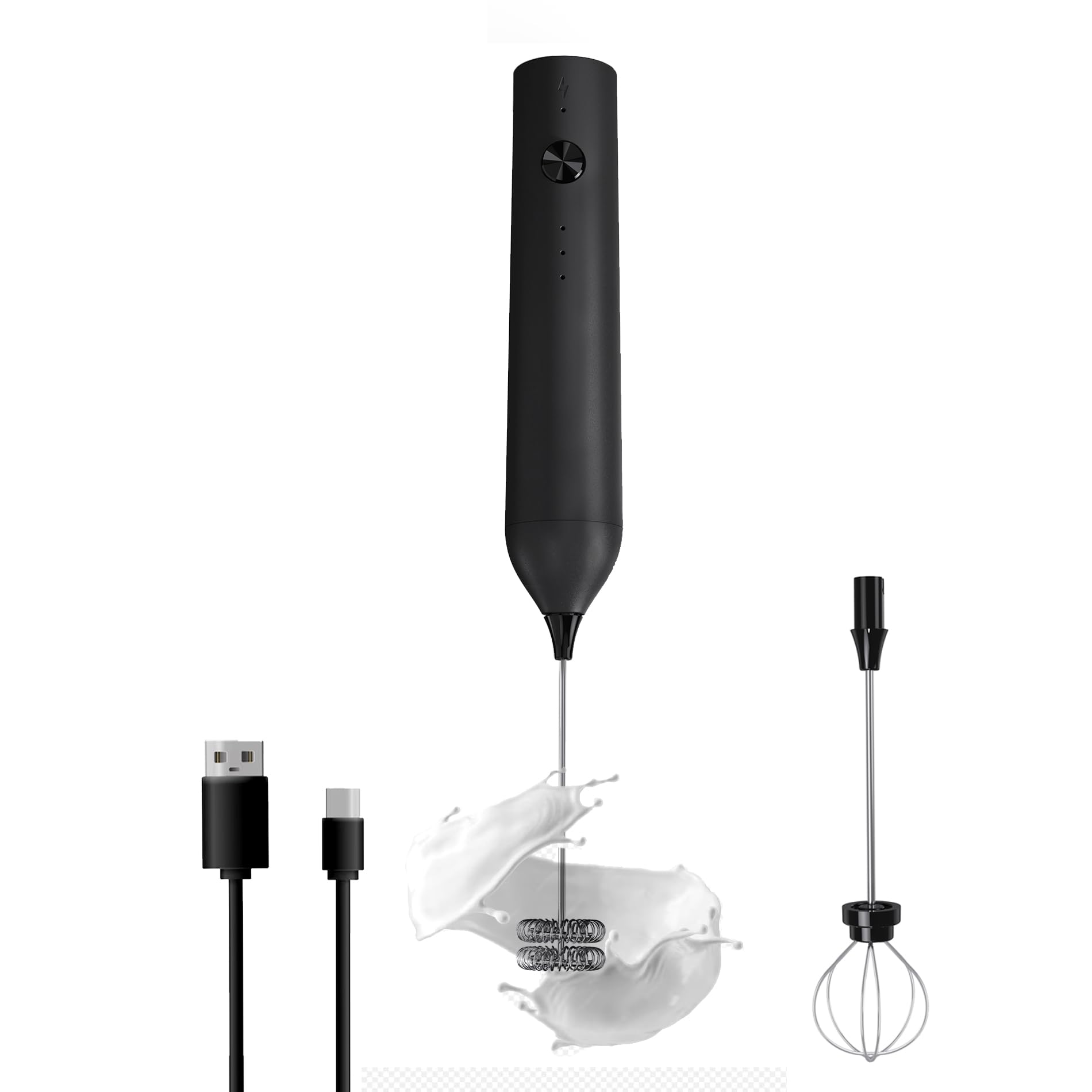 Frullatore Latte | Confronta prezzi | Montalatte elettrico portatile, ricaricabile tramite USB, mini...Mini frullatore elettrico, frusta elettrica, montalatte...Montalatte elettrico ricaricabile, frusta elettrica a doppia...Migliori mon