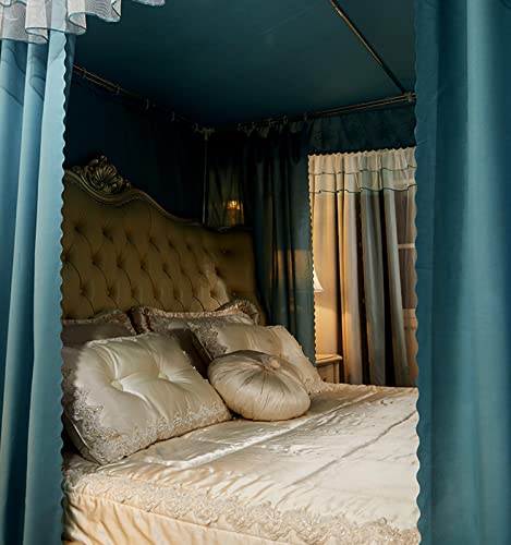 Ciel de lit moustiquaire lit double maille premium vert - 5