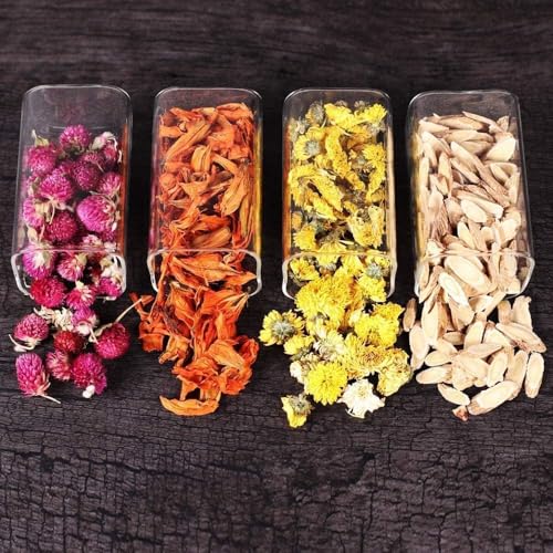 Image of Glass Food Storage Containers with Airtight Bamboo Lid, Coffee Storage Jars for Home Kitchen, Pantry Tea, Spices, Snack (SQUARE 320 ML JAR, SET OF 6)