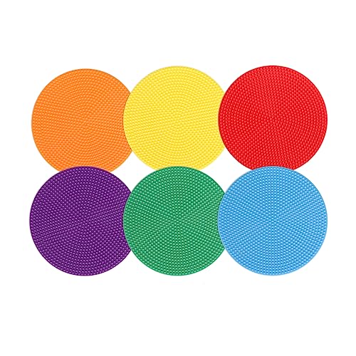 4inch amp 9inch poly spot markers for agility dot for gympe training dance 61224 pcs round multiple color amp size rubber non-slip spot marker for games floor dots and sport activities