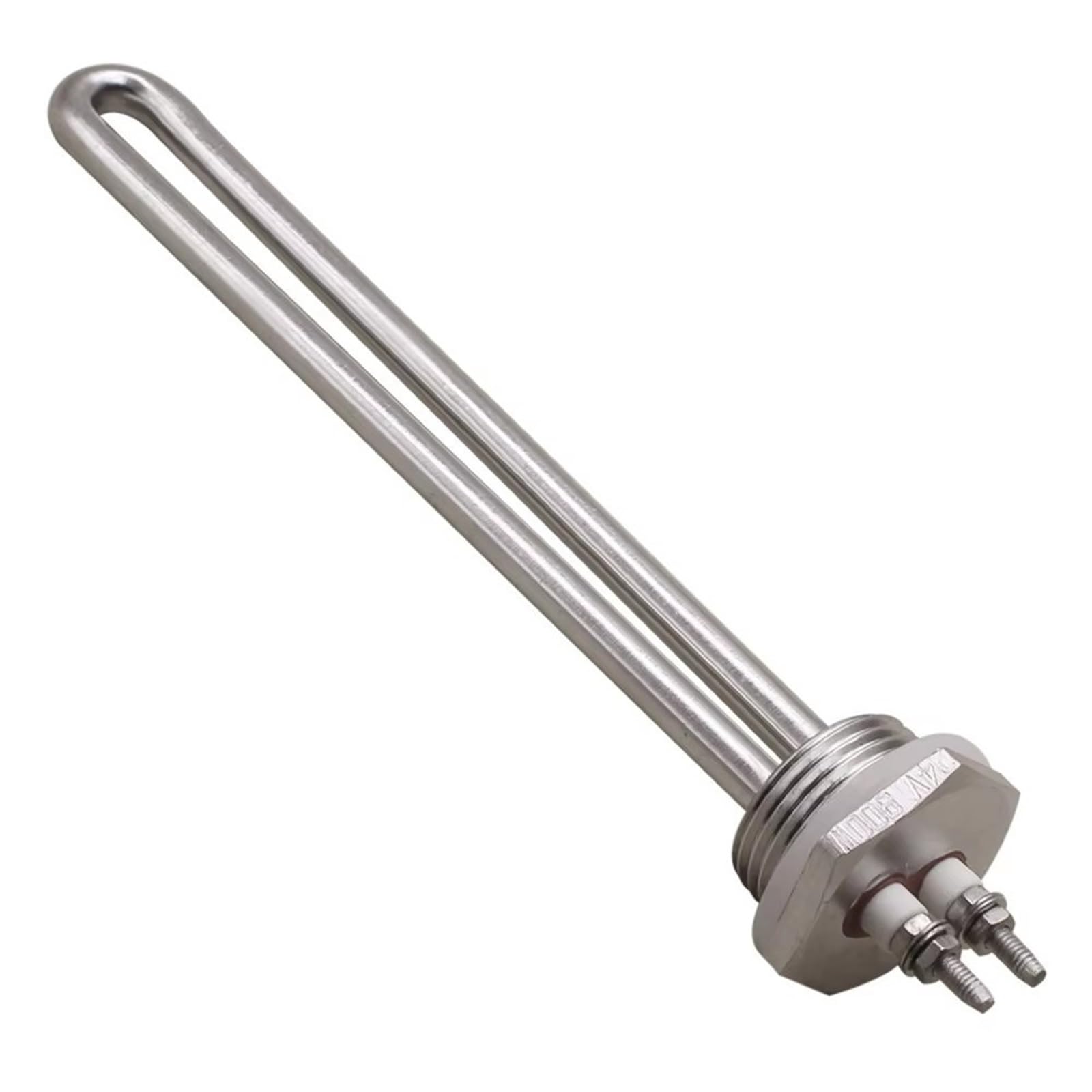 24V 900W DC Warmwasserbereiter 304 Edelstahl 1 Zoll Heizelement Tauchrohr 1St(Grey)