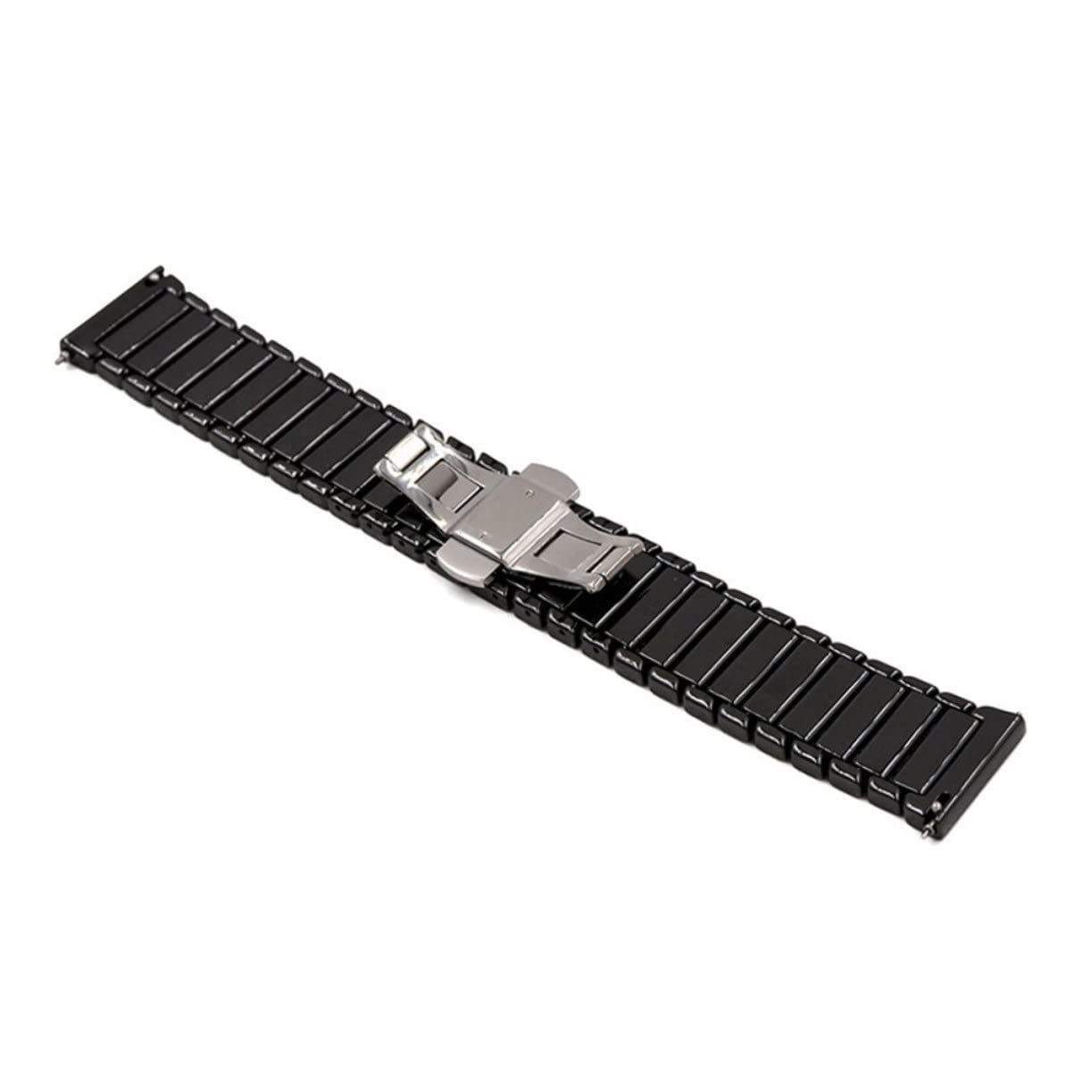 Gatuida Montre Accessoires Smartwatch Accessoires Rythme Bande 22Mm En Céramique Montre Rythme Sangle Noir Intelligent Vitesse Ceinture Rythme Accessoires