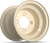 Vista 11 de GTW Rueda de carrito de golf de acero beige 8x7 Centrada Patrón de pernos de 0.157x4.000 in