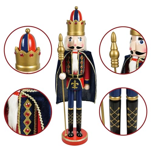 36 Inch Nutcracker King with Cape by Jeco - Image 7
