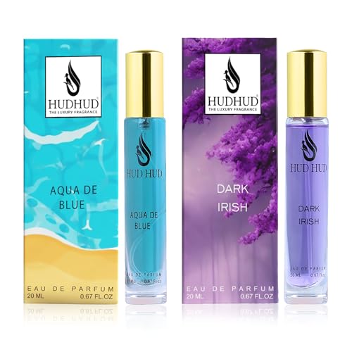 Image of Perfume Aqua De Blue & Dark Irish Perfume Set | Unisex Fragrance Pack Of 2