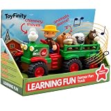 ToyFinity Self-Driving Farm Tractor Toys for Boys Age 3+