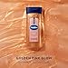 Vaseline Glazed and Glisten Sunlit Glow Body Gel Oil Vanilla Cocoa Shimmering with Ultra-Hydrating Lipids and 100% Pure Cocoa Butter, 6.8 Oz
