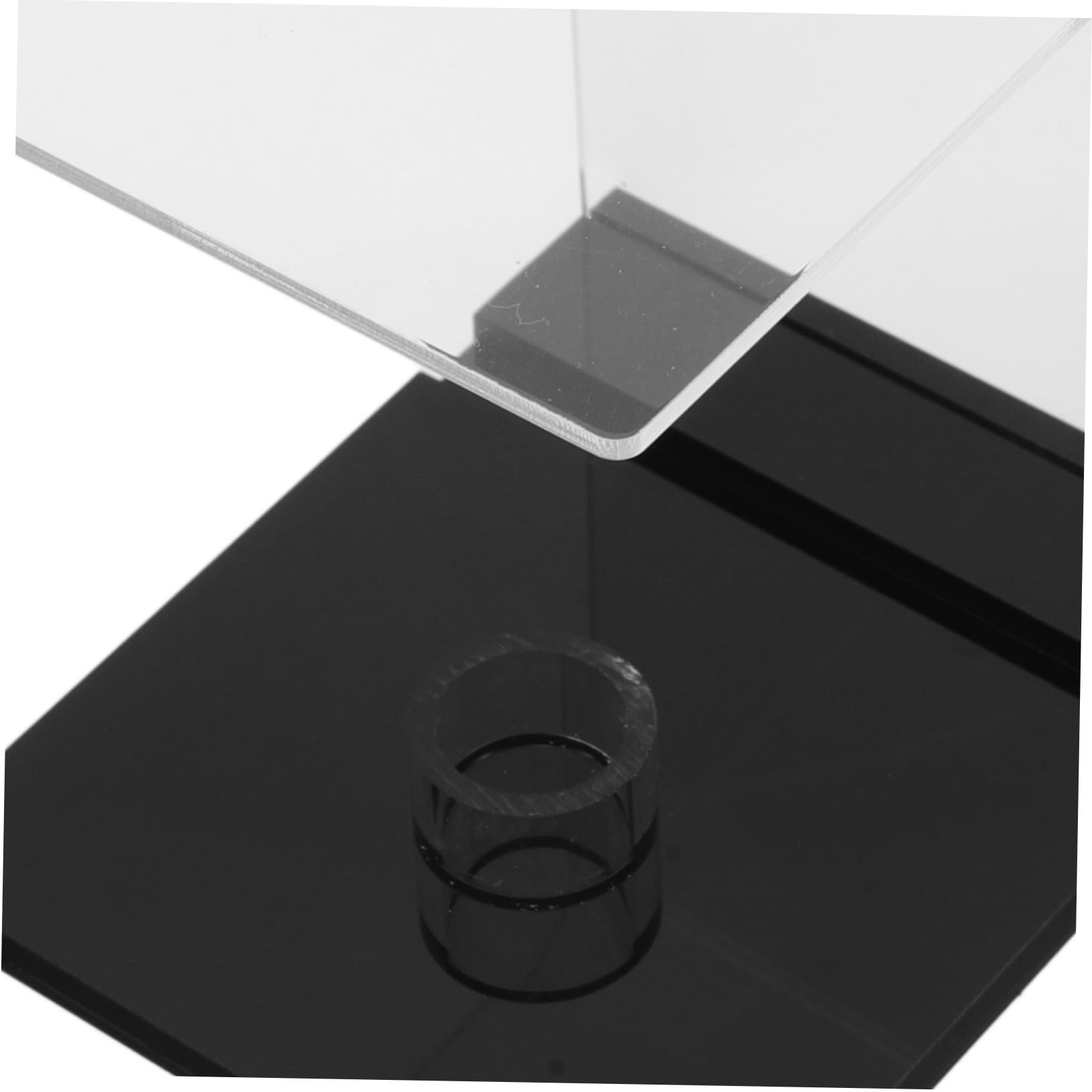 UKCOCO 2piezas Expositor De Cajas De Bolas Transparente Soporte Acrílico para Balones De Béisbol Base De Sóftbol para Proteger Recuerdos Autografiados Unidades para Exhibir Estante o