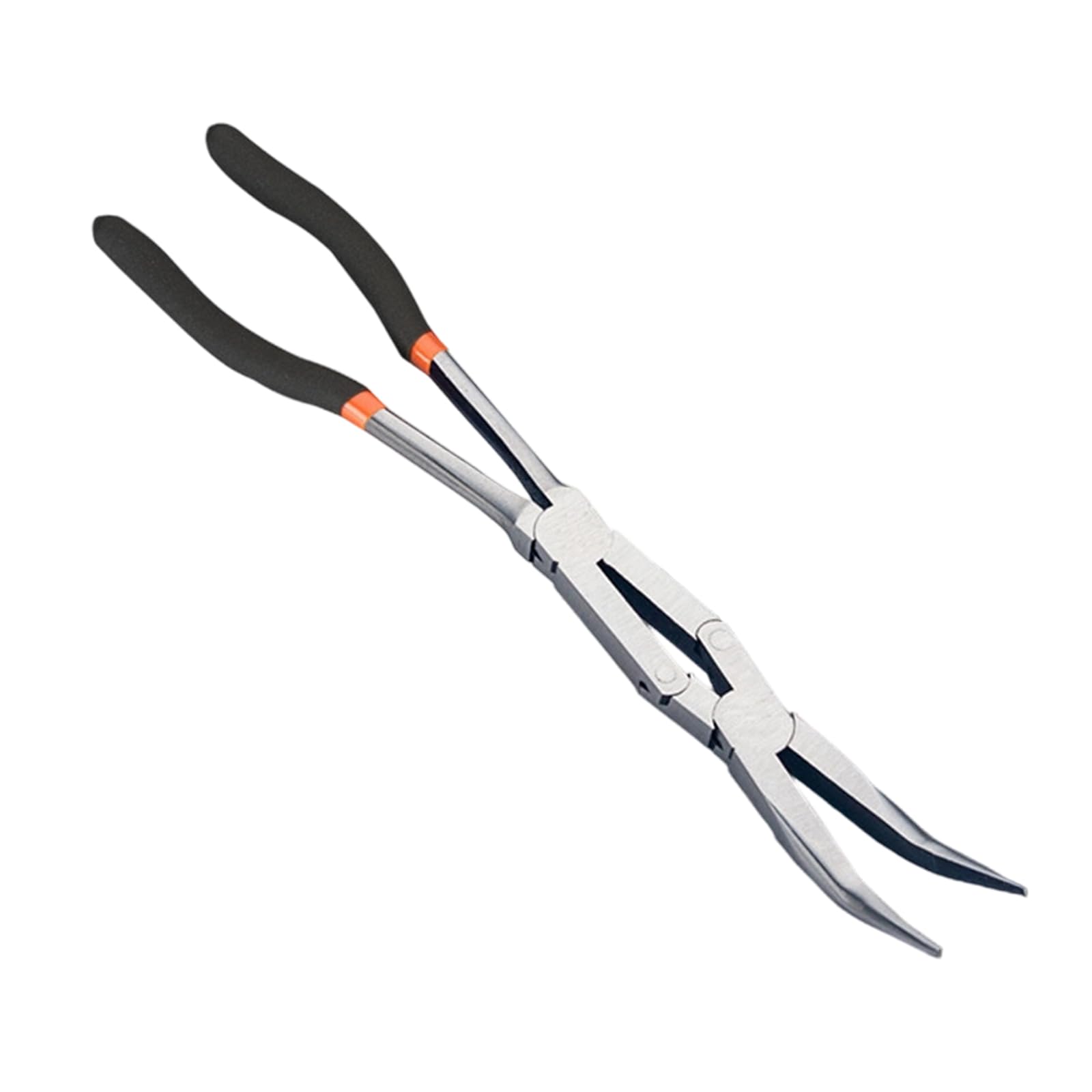 Hdoytxxm 45 Degrees Professional Grades Double Jointed Repair Pliers Featuring Ergonomic Design For Mechanics And Hobbyists In Demanding Setting Multipurpose Use