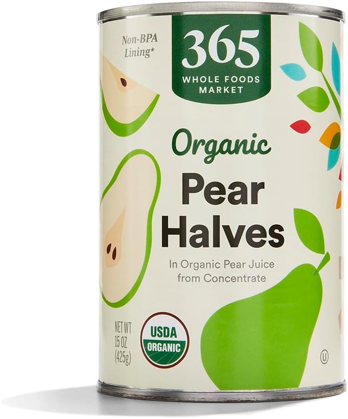 365 by Whole Foods Market, Organic Pear Halves, 15 OunceUSDA Organic