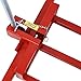 Rpuzonier Ride on Lawn Mower Jack Lift, 800 Lbs Capacity Lawn Tractor Lifter Telescopic Maintenance Jack for Lawn Mowers and Garden Tractors, Lawn Tractor + 45°Tilt Adjustable (Red)