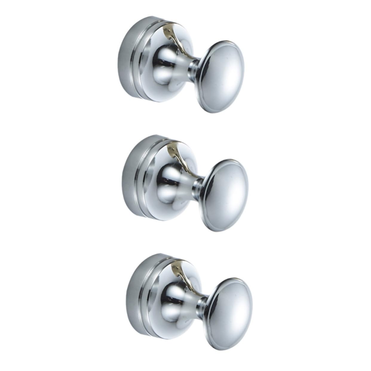 Patère murale métal argenté rond Amosfun support vêtement cuisine