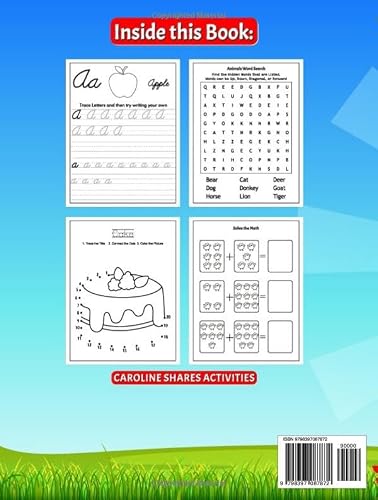 Our Child Is Great! Activities Book: Cursive Handwriting Ages 3-12 #TOP14